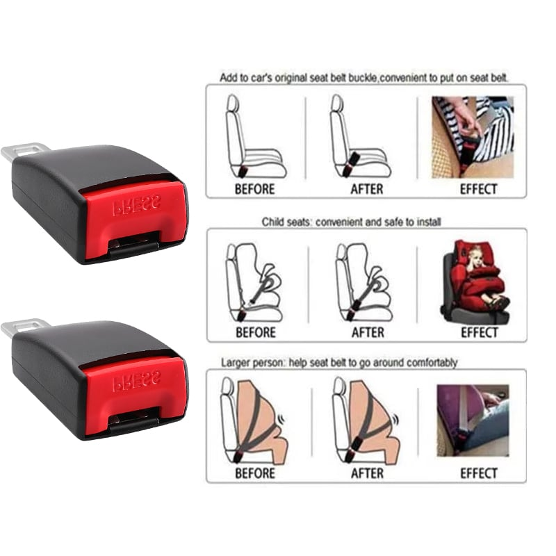 ๐๐Car Belt Buckle Extension Seat Belt Clips