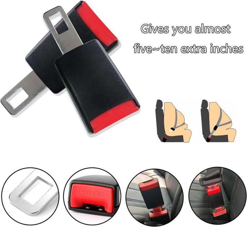 ๐๐Car Belt Buckle Extension Seat Belt Clips